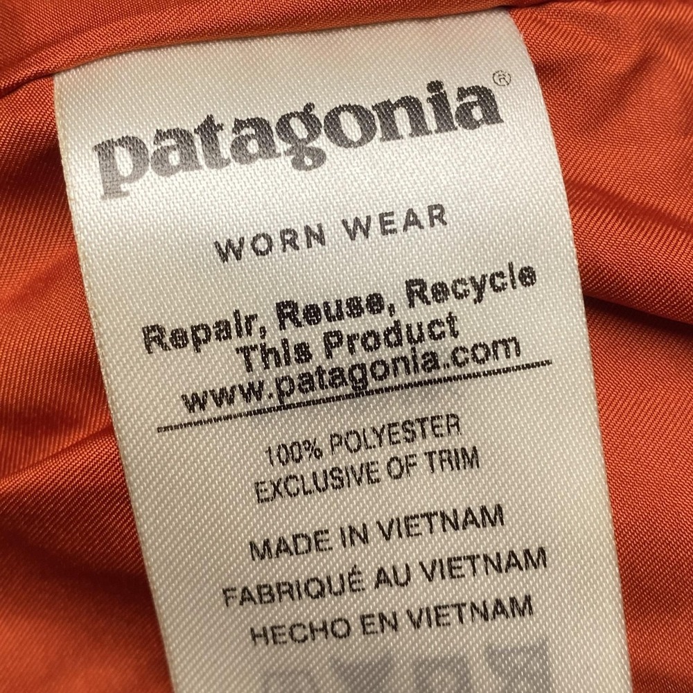 Patagonia‎ Vest Womens Medium Orange Los Gatos Fleece Full Zip Lined STY25216 - Picture 4 of 9
